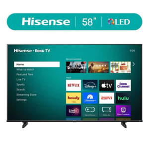 Hisense TV Inteligente Roku QLED 4K UHD de 58 Pulgadas Serie QD50 (2026)